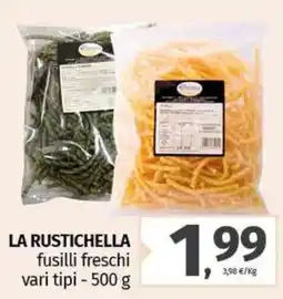 Pam LA RUSTICHELLA fusilli freschi offerta