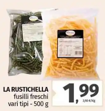 Pam LA RUSTICHELLA fusilli freschi offerta