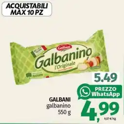 Pam GALBANI galbanino offerta