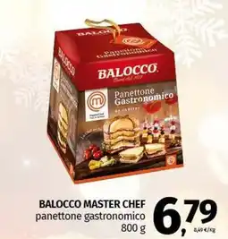Pam Balocco master chef panettone gastronomico offerta
