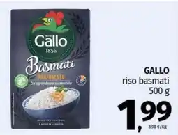 Pam GALLO riso basmati offerta