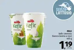 Pam MILK kefir cremoso bianco/avena e noci offerta