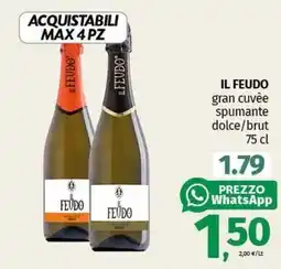 Pam IL FEUDO gran cuvée spumante dolce/brut offerta