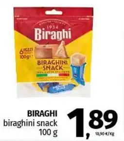 Pam BIRAGHI biraghini snack offerta