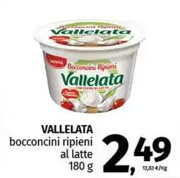 Pam VALLELATA bocconcini ripieni al latte offerta