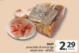 Pam SALPI prosciutto di norcia senza osso offerta
