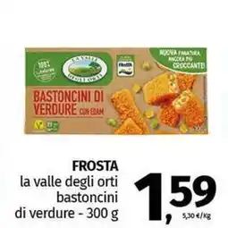 Pam FROSTA la valle degli orti bastoncini di verdure offerta
