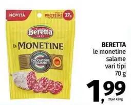 Pam BERETTA le monetine salame offerta
