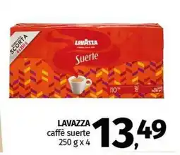 Pam LAVAZZA caffè suerte offerta