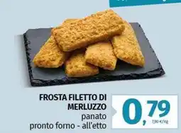 Pam Frosta filetto di merluzzo offerta