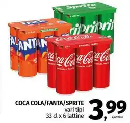 Pam COCA COLA/FANTA/SPRITE offerta