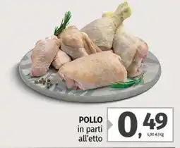 Pam POLLO in parti all'etto offerta