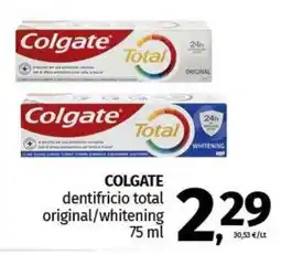 Pam COLGATE dentifricio total original/whitening offerta