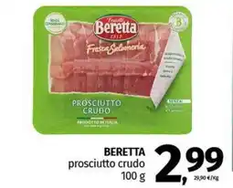 Pam BERETTA prosciutto crudo offerta