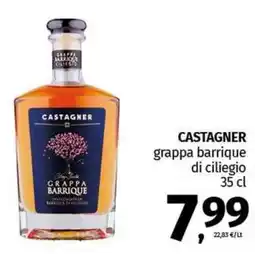 Pam CASTAGNER grappa barrique di ciliegio offerta