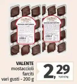 Pam VALENTE mostaccioli farciti offerta
