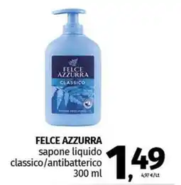 Pam FELCE AZZURRA sapone liquido classico/antibatterico offerta
