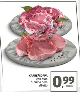 Pam CARRÈ/COPPA con osso di suino nero offerta