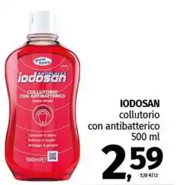 Pam IODOSAN collutorio con antibatterico offerta