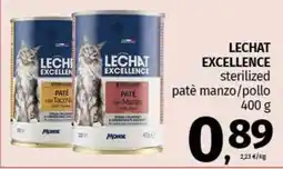 Pam LECHAT EXCELLENCE sterilized patè manzo/pollo offerta