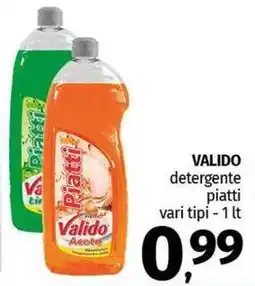 Pam VALIDO detergente piatti offerta
