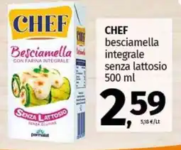 Pam CHEF besciamella integrale senza lattosio offerta