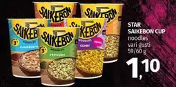Pam Star saikebon cup noodles offerta
