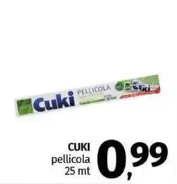 Pam CUKI pellicola 25 mt offerta