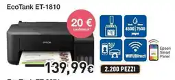Unieuro EPSON EcoTank ET-1810 offerta