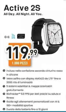 Unieuro amazfit Active 2S offerta