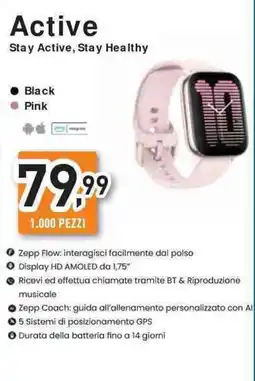 Unieuro amazfit Active offerta