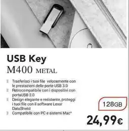 Unieuro amazfit USB Key M400 METAL offerta