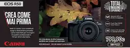 Unieuro Canon EOS R50 offerta