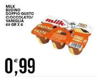 Vantaggio Cash&Carry Milk budino doppio gusto cioccolato/ vaniglia offerta