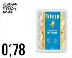 Vantaggio Cash&Carry De cecco gnocchi di patate offerta