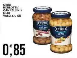 Vantaggio Cash&Carry Cirio borlotti/ cannellini/ ceci vaso offerta