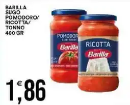 Vantaggio Cash&Carry Barilla sugo pomodoro ricotta/ tonno offerta