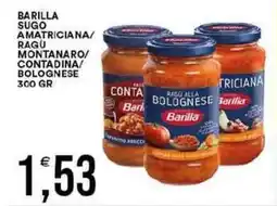 Vantaggio Cash&Carry Barilla sugo amatriciana/ ragù montanaro/ contadina/ bolognese offerta