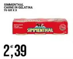 Vantaggio Cash&Carry Simmenthal carne in gelatina offerta