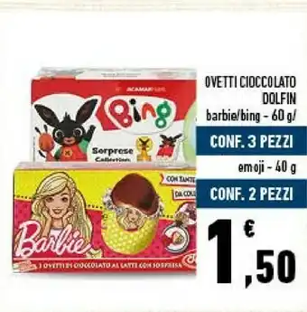 Conad City Ovetti cioccolato offerta