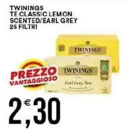 Vantaggio Cash&Carry Twinings te classic lemon scented/earl grey 25 filtri offerta