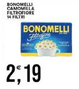 Vantaggio Cash&Carry Bonomelli camomilla filtrofiore 14 filtri offerta