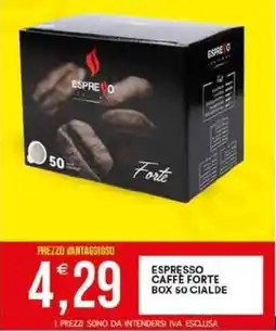 Vantaggio Cash&Carry Espresso caffe forte box 50 cialde offerta