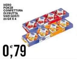 Vantaggio Cash&Carry Hero poker confettura di frutta offerta