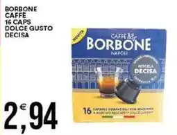 Vantaggio Cash&Carry Borbone caffè 16 caps dolce gusto decisa offerta