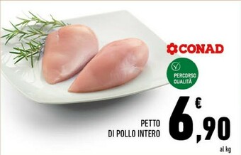 Conad City Petto di pollo intero offerta