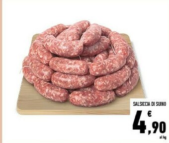 Conad City Salsiccia di suino offerta
