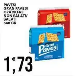 Vantaggio Cash&Carry Pavesi gran pavesi crackers non salati/ salati offerta