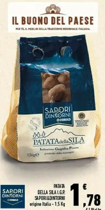 Conad City Patata della sila igp sapori&dintorni offerta