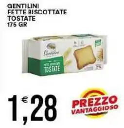 Vantaggio Cash&Carry Gentilini fette biscottate tostate offerta
